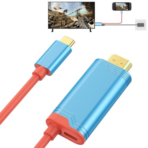 ELUTENG Switch交換ケーブル switch ドッグ 直接にTV出力 4K@60Hz PD 100W 急速充電 遅延なし USB-C to HDMI ケーブル Switch/ノートパソコン/タブレット/スマートフォンなどに対応 2M ELUTENG Switch交換ケーブル switch ドッグ 直接にTV出力 4K@60Hz PD 100W 急速充電 遅延なし USB-C to HDMI ケーブル Switch/ノートパソコン/タブレット/スマートフォンなどに対応 2M