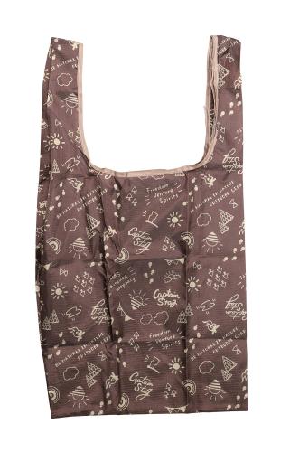 キャプテンスタッグ(CAPTAIN STAG) エコバッグ 買い物バッグ コンパクトエコバッグ ブラウン ブランシュ UL-2037 幅300×奥行(マチ)120×高さ570mm