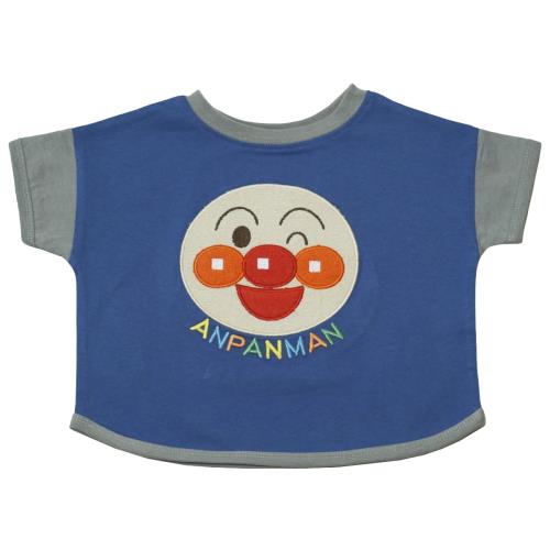 [バンダイ] クラシック jksa3016 夏物 アンパンマン 前後2WAY ダダンダン 半袖Tシャツ ベビー ネイビー