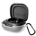 BUITFOU For Anker Soundcore P40i ケース Soundcore P40i 保護ケース 柔らかい TPU製 落下防止 キズ防止 耐衝撃 防塵 軽量 装着充電可能 カラビナ付き 紛失防止(クリア)