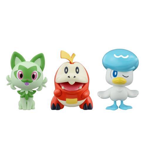 BANDAI SPIRITS(バンダイスピリッツ) ポケモンプラモコレクション クイック 18+19+20 ニャオハクワッスホゲータセット 色分け済みプラモデル