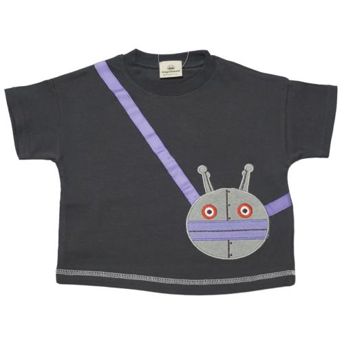 [バンダイ] クラシック jksa3070 夏物 アンパンマン ポシェット風 半袖Tシャツ ベビー グレー