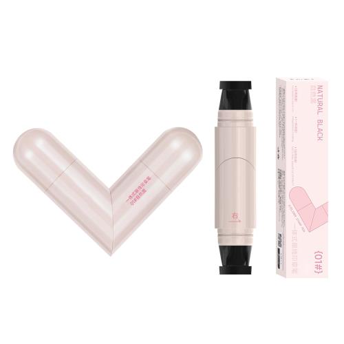 aninako アイラインスタンプ ハート型 一体型アイライン アイライナー 90度曲がり設計 速乾 長持ち 携帯便利 アイメイクスタンプ 繰返し使用 多機能 メイクアップ アイメイク アイライン 均一な着色 リキッドアイライナー 防水 防汗 初心者に優しい