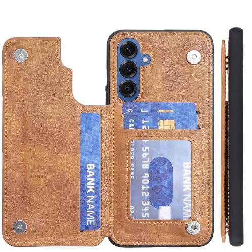 AnrekSamsung Galaxy S25/SC-51F/SCG31 用 ケース 手帳型 財布型 新型 防水 き 衝撃吸収 軽量 め 多機能 落下保護 手帳型 ケース（レトロブラウン）ギャラクシーs25 高級 PU革 磁石吸着 ポケッ 片手操作背面 IC カード 収納 横置き機能 ケース サムスンs25 薄い茶