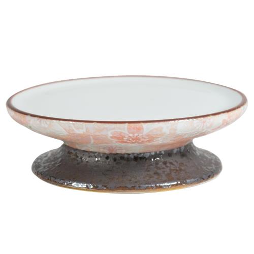 供物台 くもつ台 果物台 お菓子台 お供え台 くだもの台 洋菓子台 和菓子台 お供え物台 供物膳 供え台 磁器 せっ器 やきもの 焼物 彩花 雅桜 ピンク 桜柄 桃色 仏事用・