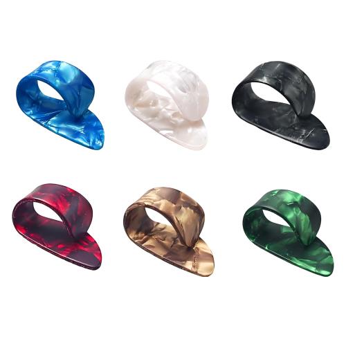 YINKE ギターピック 6個入り 指ピックプロテクター サム セルロイド素材 フィンガー ギター用サム 初心者のためのギター用撥弦楽器