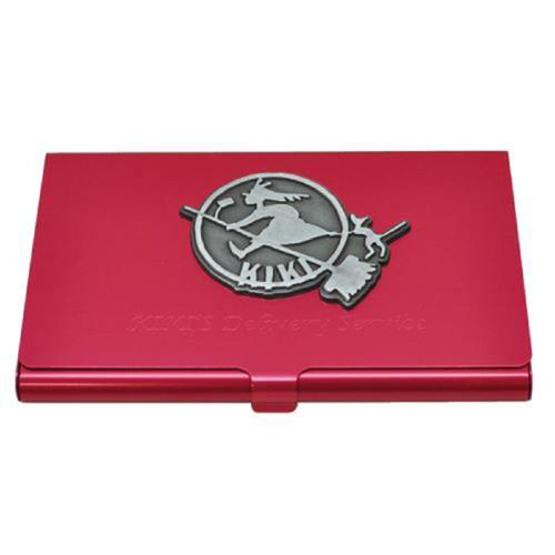 スタジオジブリ作品 魔女の宅急便 キキの看板 メタルカードケース マゼンタ