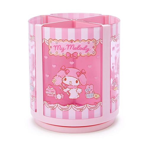 サンリオ(SANRIO) サンリオ ペンスタンド ピンク プラスチック マイメロディ my melody 360度回転 回るペンスタンド ペン立て コスメ 化粧筆 チュール ペット キャラクター 213136 SANRIO