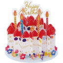 サンリオ バースデーカード 透明ケーキ グリーティングカード 海外輸送可 BD103-2 SANRIO 831581