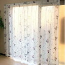 サンリオ(SANRIO) クロミ マイメロディ 真夜中のメロクロ UVカット 外から見えにくい レースカーテン 幅100×198cm丈 2枚セット サンリオ S...
