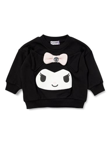 Character Wear - [サンリオ] トレーナー クロミリボン付き ベビー ブラック