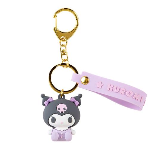 サンリオ(SANRIO) サンリオ 立体キーホルダー キーホルダー クロミ クロミちゃん kuromi 4.4×3.5×3cm キャラクター 182354 SANRIO