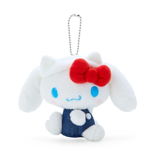 サンリオ(SANRIO) HELLO みんな! シナモロール シナモン Cinnamoroll マスコットホルダー 9.5×13×6.5cm アクリル 806749(4.0)