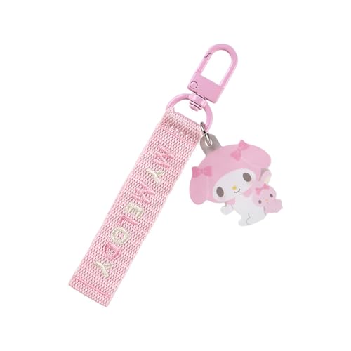 Character Wear - サンリオ(SANRIO) ロゴ刺繍タグキーホルダーキャラクター大賞第1弾 マイメロディ マイメロちゃん my melody 13×4×0.7cm キャラクター 304069