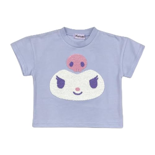 Character Wear - [サンリオ] Tシャツ クロミサガラ刺繍 ベビー パープル