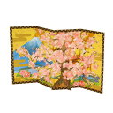 サンリオ(SANRIO) 和風クリスマスカード 桜びょうぶ メッセージカード グリーティングカード JXJ 28-4 435554