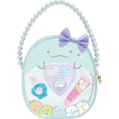 サンエックス すみっコぐらし コスメティックバッグ とかげ FE38602 H14.8×W13×D5.5cm