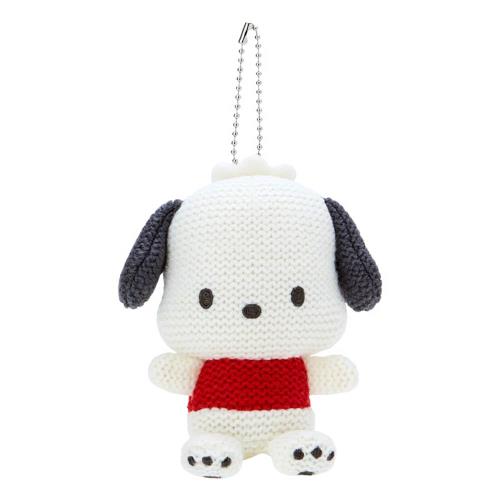 Character Wear - サンリオ(SANRIO) あみぐるみ風ニットマスコットホルダー ポチャッコ 約幅10×奥行6×高さ13cm 500241