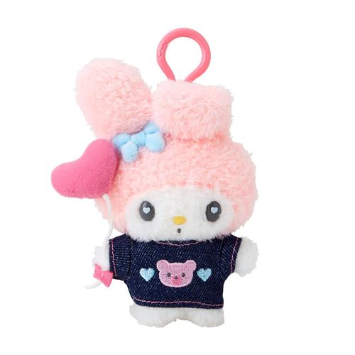 Character Wear - サンリオ(SANRIO) マスコットホルダー(デニムワッペン) マイメロディ ぬいぐるみキーホルダー 181765