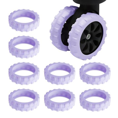 [OMKUY] スーツケース キャスターカバー 8個セット キャリーケース 車輪カバー キャリーカバー ワイヤ ..