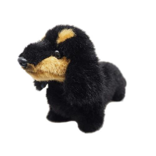 Dog - 三英貿易 グレイスフル イヌ (日本製) ダックスフンドS ブラックタン 立ち ぬいぐるみ 全長26cm I-6860
