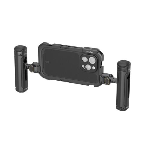 SmallRig iPhone 16 Pro用 スマホビデオケージキット デュアルハンドヘルドキット