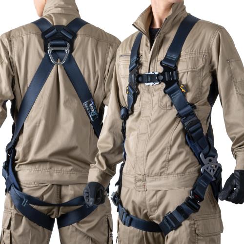 [藤井電工] 新規格 フルハーネス ZEROG HARNESS ゼロGハーネス [ハーネス本体のみ] V型 墜落制止用器具..