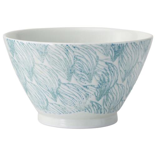 波佐見焼 ボウル 皿 容量約800ml オニオン ブルー 電子レンジ可 食洗器対応 25317