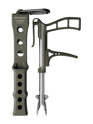 第一精工 フィッシングプライヤー ガンプライヤー+ホルスター フォリッジグリーン フックリリーサー 釣..