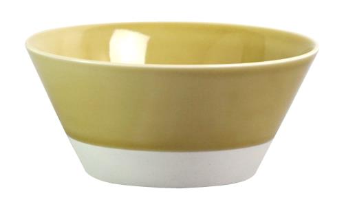 西海陶器(Saikaitoki) 波佐見焼 「 essence(エッセンス) 」 esボウル (M) 直径14.5cm 黄磁釉 13680