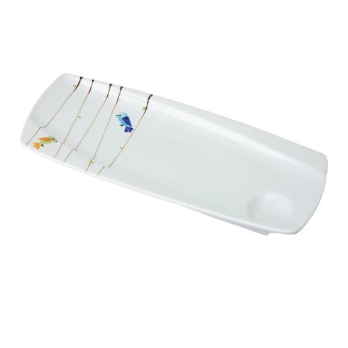 商品サイズ:約30.5×12.5×1.5cm 商品重量:0.46kg 素材:磁器