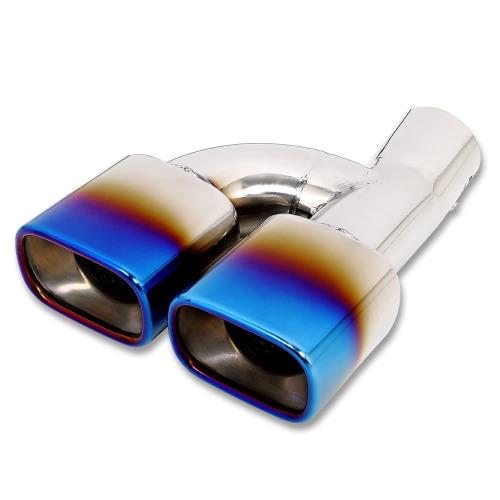 YOURS(ユアーズ): カローラクロス 専用 マフラーカッター 2本出しタイプ 1PCS カラー:チタン調 COROLLA CROSS トヨタ TOYOTA ...