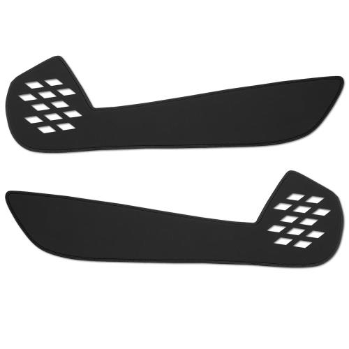 楽天FIDELAYOURS（ユアーズ）, フロンクス 専用 ドアトリムガード フロント用 2PCS[レザー調/ブラック]キックガード FRONX 縫製 日本製 保護 プロテクター y608-011leatherblack [5] S