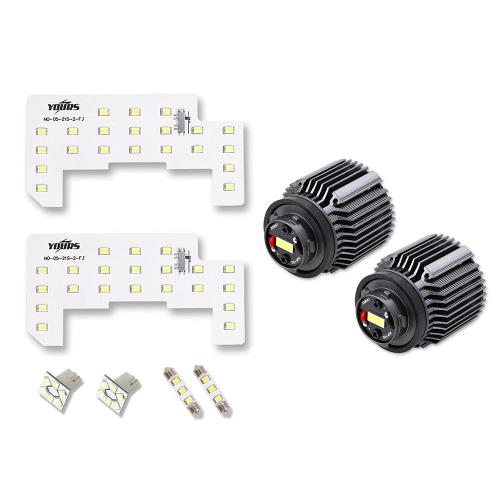 楽天FIDELAYOURS（ユアーズ） ステップワゴン RP6/7/8 専用 LEDルームランプセット ＋ 純正フォグランプ交換用LEDバルブルームランプ：ゴールド フォグランプ：イエロー 室内灯 専用設計 純正LED 光量調整 STEP WGN AIR SPADA カスタム パーツ アクセサリー ドレスアップ HONDA ホンダ y4