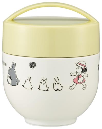 スケーター(Skater) 抗菌 保温弁当箱 丼型 ランチジャー 540ml となりのトトロ 行進 スタジオジブリ LDNC6AG-A