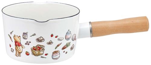 スケーター (skater) ホーロー 両口 ミルクパン 13cm 0.8L ディズニー くまのプーさん ENMP2-A