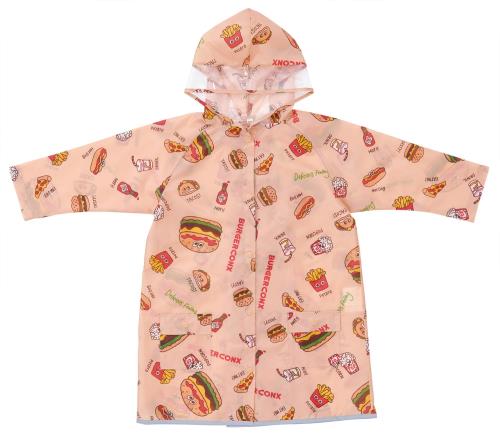 スケーター(Skater) 子供用 レインコート ランドセル リュックを背負ったまま脱着できる 適応身長110~125 バーガーフレンズ RACO1M