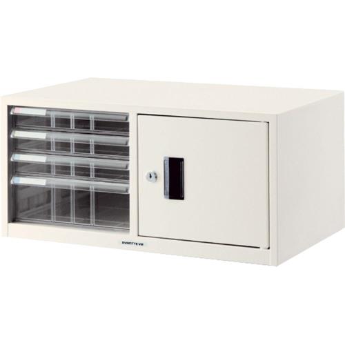 楽天FIDELAナカバヤシ アバンテV2 レターケース 浅3・深1段/扉付/カギ付/A4/タテ型 シロ AL-T44