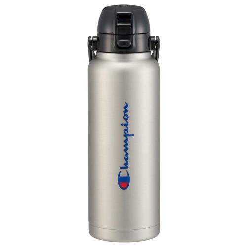 Champion(チャンピオン) ハンドル付 ワンプッシュ ダイレクトボトル 1200ml シルバー