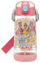 スケーター (skater) 子供用 ストロー付き 水筒 クリアボトル トロピカル プリキュア 480ml 女の子 PDSH5-A