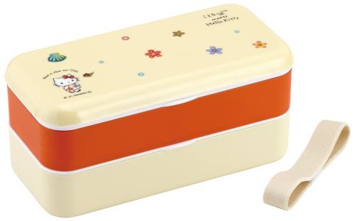 スケーター (skater) シンプル ランチボックス 弁当箱 600ml ハローキティ x ことりっぷ沖縄 サンリオ 日本製 SLBW6M-A