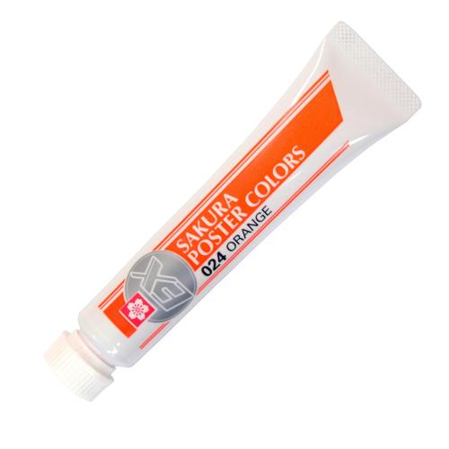 サクラクレパス 絵の具 ポスターカラー EX オレンジ PEW-P#024(5)