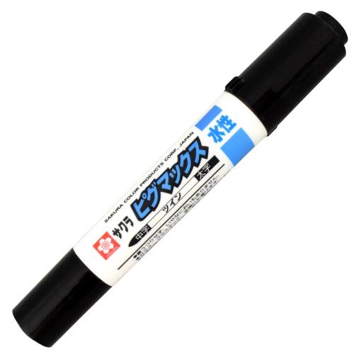 サクラクレパス 水性ペン ピグマックスツイン ZPK-T10P#49 黒 10本