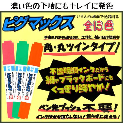サクラクレパス 水性ペン ピグマックスツイン ZPK-T10P#49 黒 10本 2