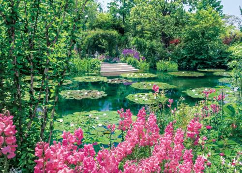エポック社 500ピース ジグソーパズル フラワー/ガーデン 世界の美しい庭園 モネの庭 (38×53cm) 05-113 のり付き ヘラ付き 点数券付き EPOCH