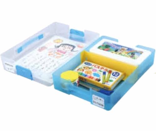 アーテック お道具箱 ブルー 24×34×6.5cm 仕切り付き 学校机 対応サイズ 3600