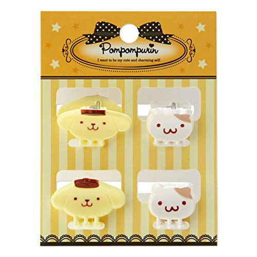 サンリオ(SANRIO) ポムポムプリン ミニヘアクリップ 約2×2.5×2cm ABS樹脂 178471