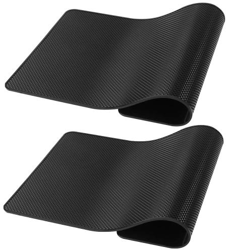超強力滑り止めマット 車用粘着滑り止めマット2枚セット 27×15 大きめサイズ 滑り止めパッド 車載アク..