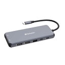 バーベイタム(Verbatim) PD急速充電対応 USB Type-Cハブ 14 in 1 最大85W USB Power Delivery HDMI(4K 60Hz) HDMI(4K 30Hz) VGA×1 インサーネット USB-A (3.0) ×3 USB-C USB-A(2.0)×2 SD(3.0) MicroSD(3.0) USB-C PD 対応32154