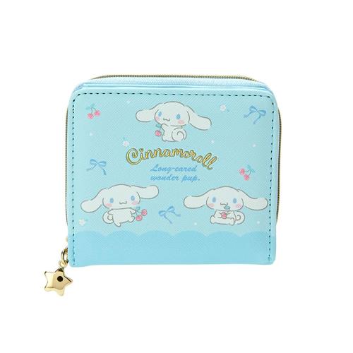 Character Wear - サンリオ(SANRIO) サンリオ ウォレット シナモロール シナモン Cinnamoroll 9×10.5×2.5cm キッズウォレット キャラクター 126012 SANRIO